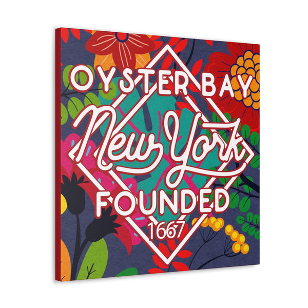 24x24 artwork of Oyster Bay, New York -Alpha design