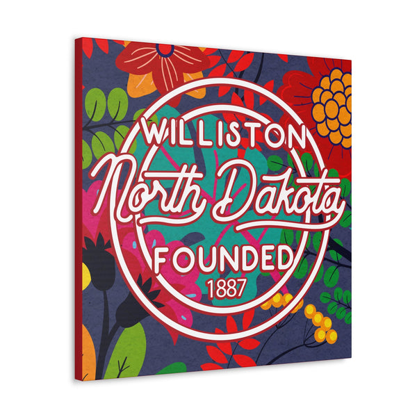 24x24 artwork of Williston, North Dakota -Alpha design