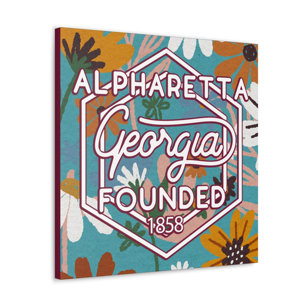 24x24 artwork of Alpharetta, Georgia -Charlie design