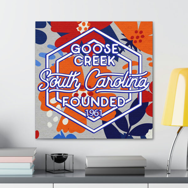 24x24 artwork of Goose Creek, South Carolina in context -Bravo design