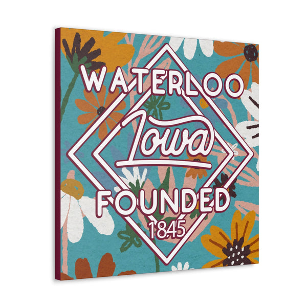 24x24 artwork of Waterloo, Iowa -Charlie design