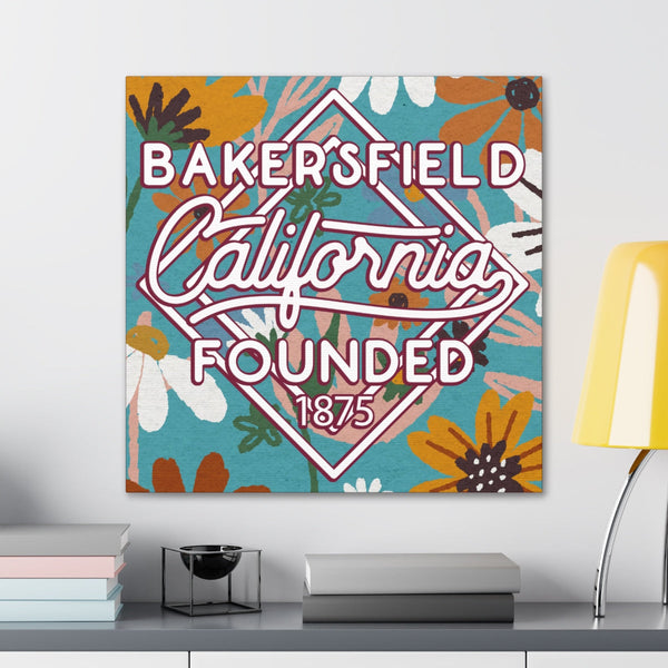 24x24 artwork of Bakersfield, California in context -Charlie design