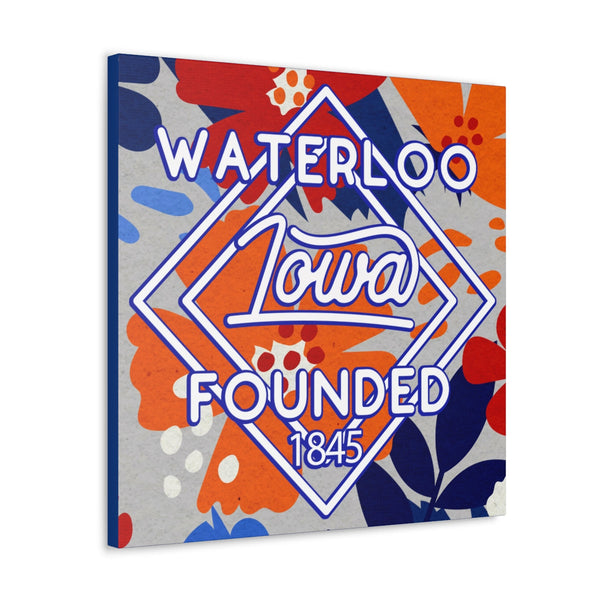 24x24 artwork of Waterloo, Iowa -Bravo design