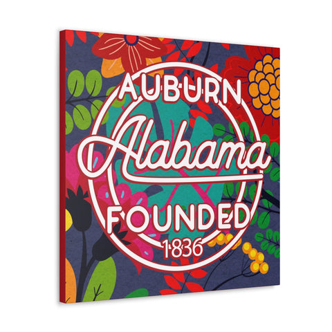 24x24 artwork of Auburn, Alabama -Alpha design