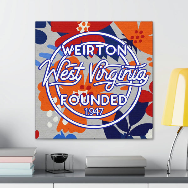 24x24 artwork of Weirton, West Virginia in context -Bravo design