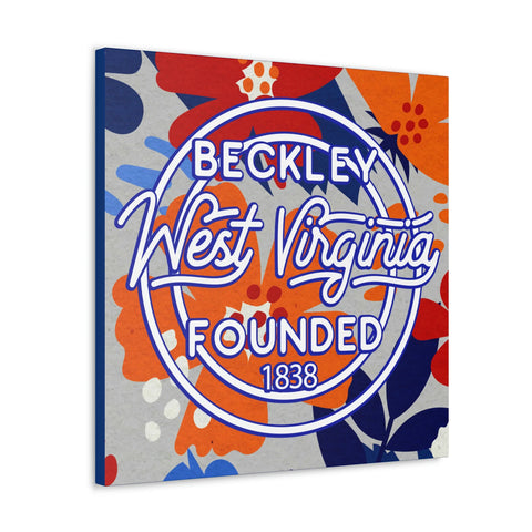 24x24 artwork of Beckley, West Virginia -Bravo design