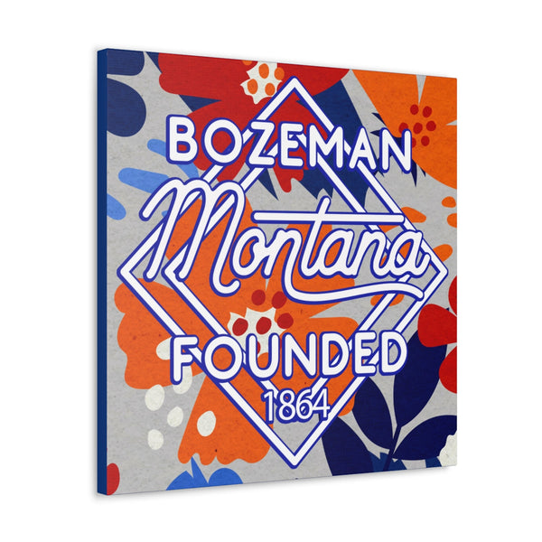 24x24 artwork of Bozeman, Montana -Bravo design