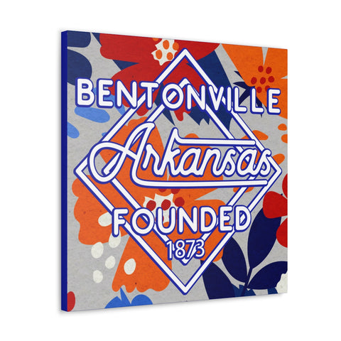 24x24 artwork of Bentonville Arkansas -Bravo design