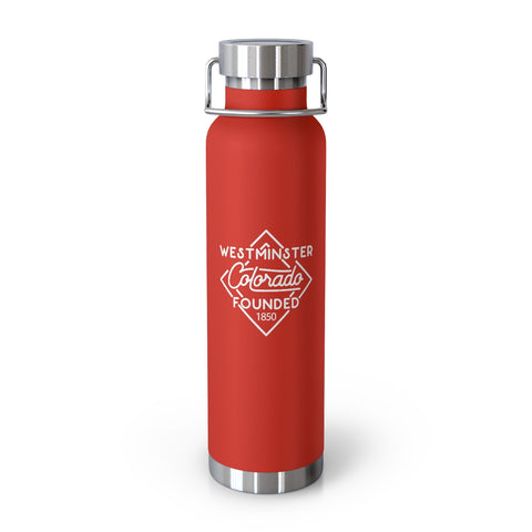 22oz Vacuum insulated tumbler for Westminster, Colorado in Red