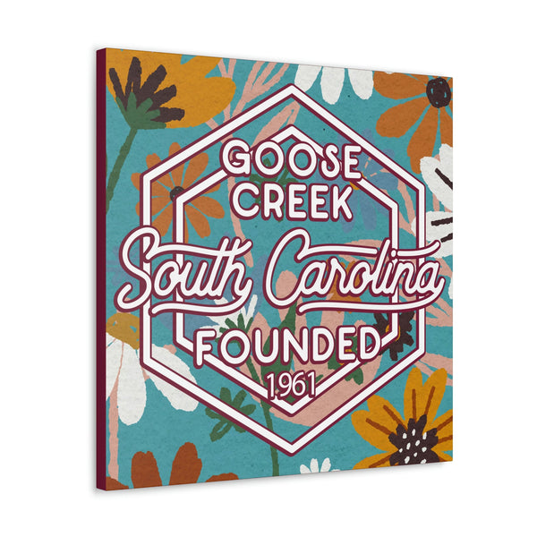 24x24 artwork of Goose Creek, South Carolina -Charlie design
