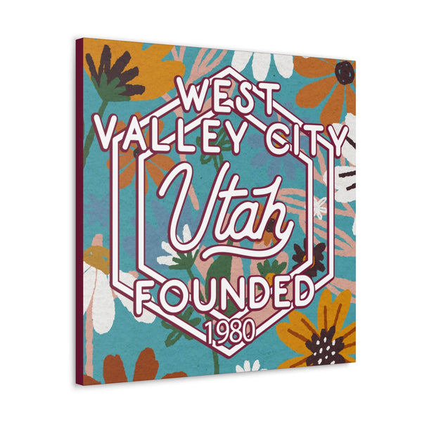 24x24 artwork of West Valley City, Utah -Charlie design