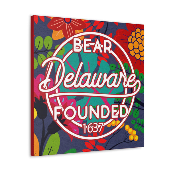 24x24 artwork of Bear, Delaware -Alpha design