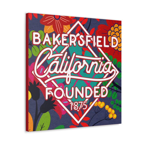 24x24 artwork of Bakersfield, California -Alpha design