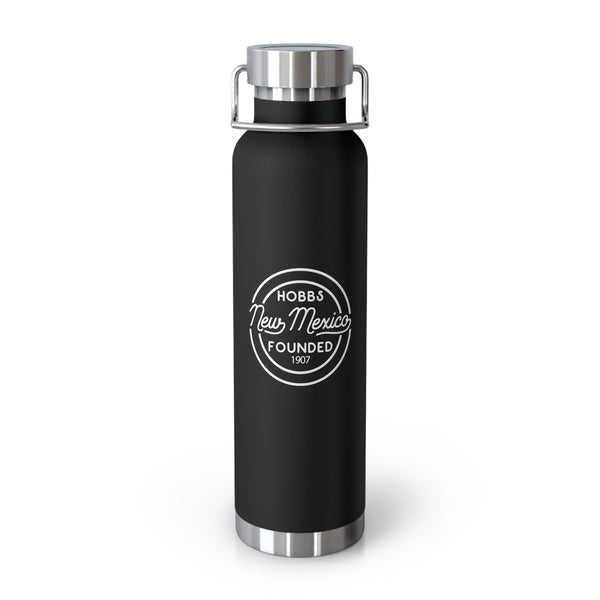 22oz Vacuum insulated tumbler for Hobbs, New Mexico in Black